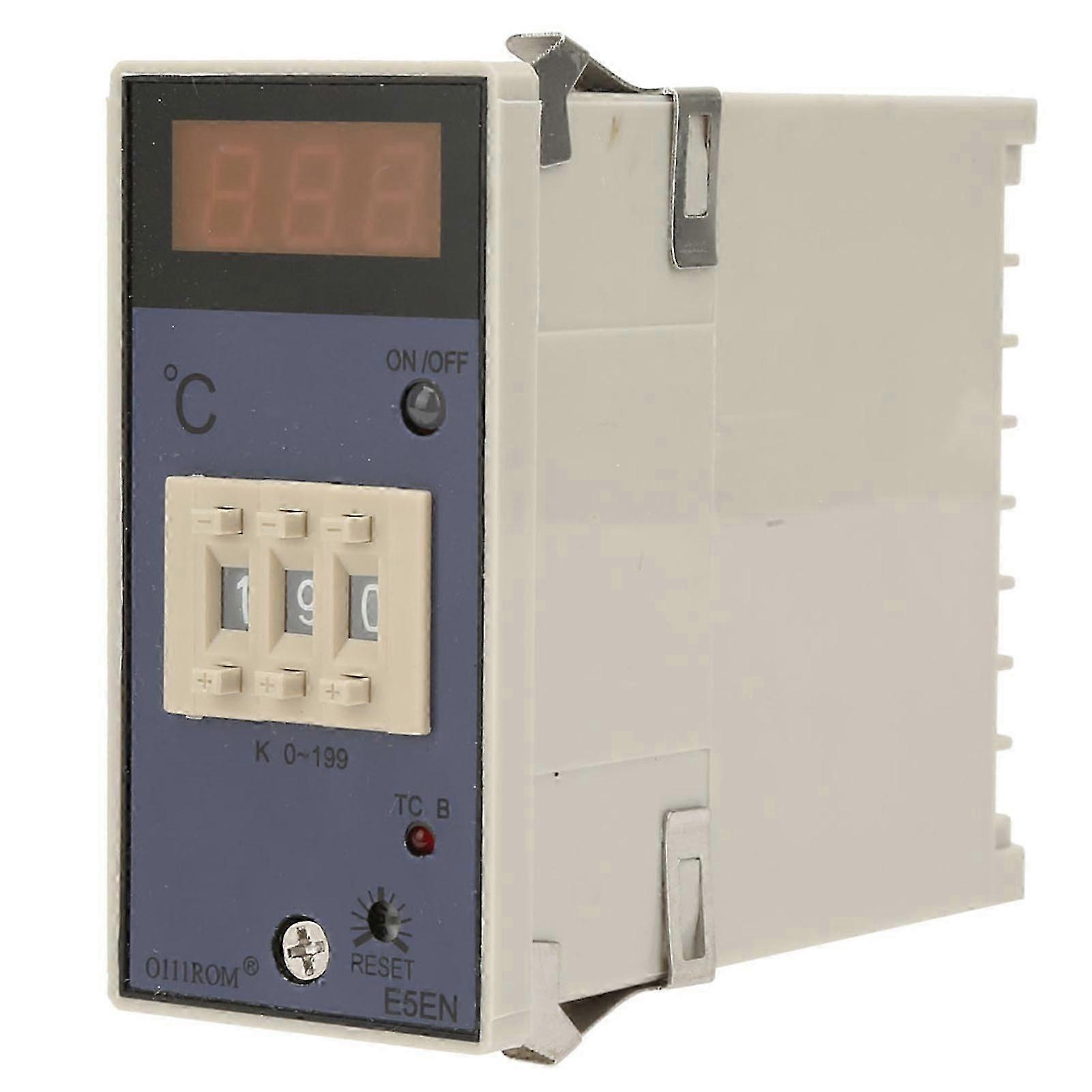 Digital Display Two position Temperature Controller K Type Thermostat AC110/220V 0-199