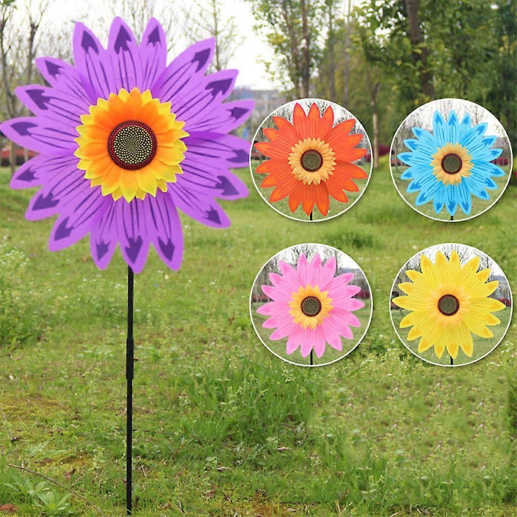 Sunflower Double-Layer Outdoor Wind Spinner