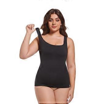 Large size seamless shapewear square collar pressurized sexy waist primer underwear shapewear sleeveless vest