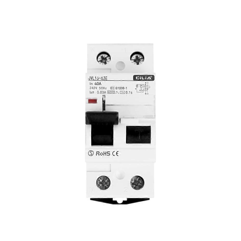 Differentiaalschakelaar 1P+N, 40A 30mA type AC