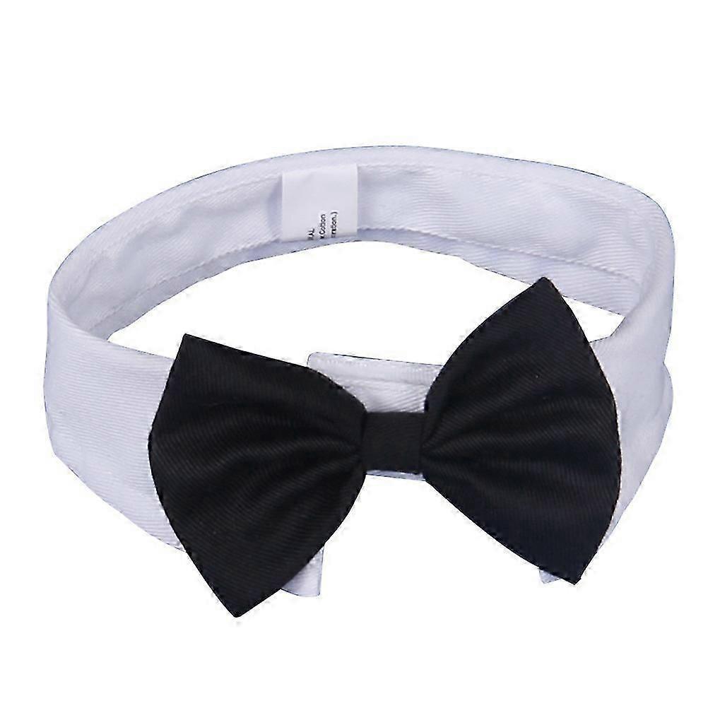 Adjustable Cotton Bow Tie Dog Collar