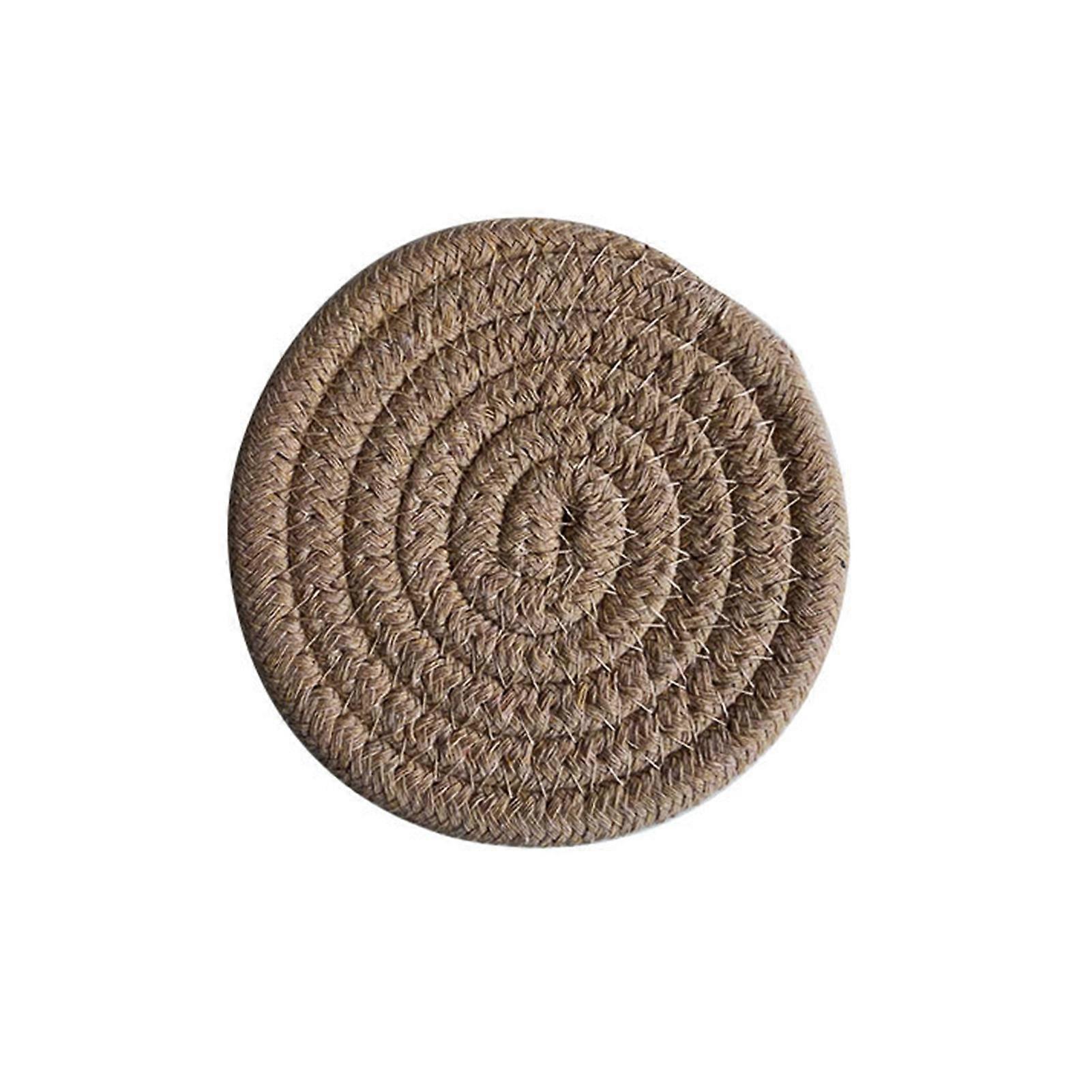 Braided Cotton Coaster Heat Insulating