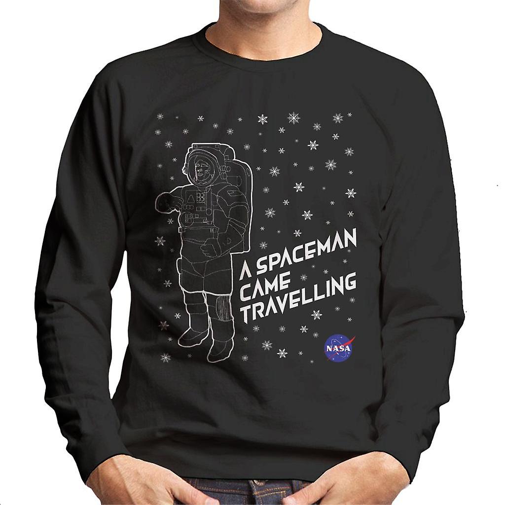 NASA Navidad un astronauta vino sudadera viajando hombres