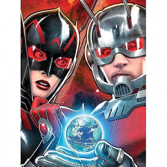 Ant-Man En De Wesp Small World Ingelijste Canvas Print