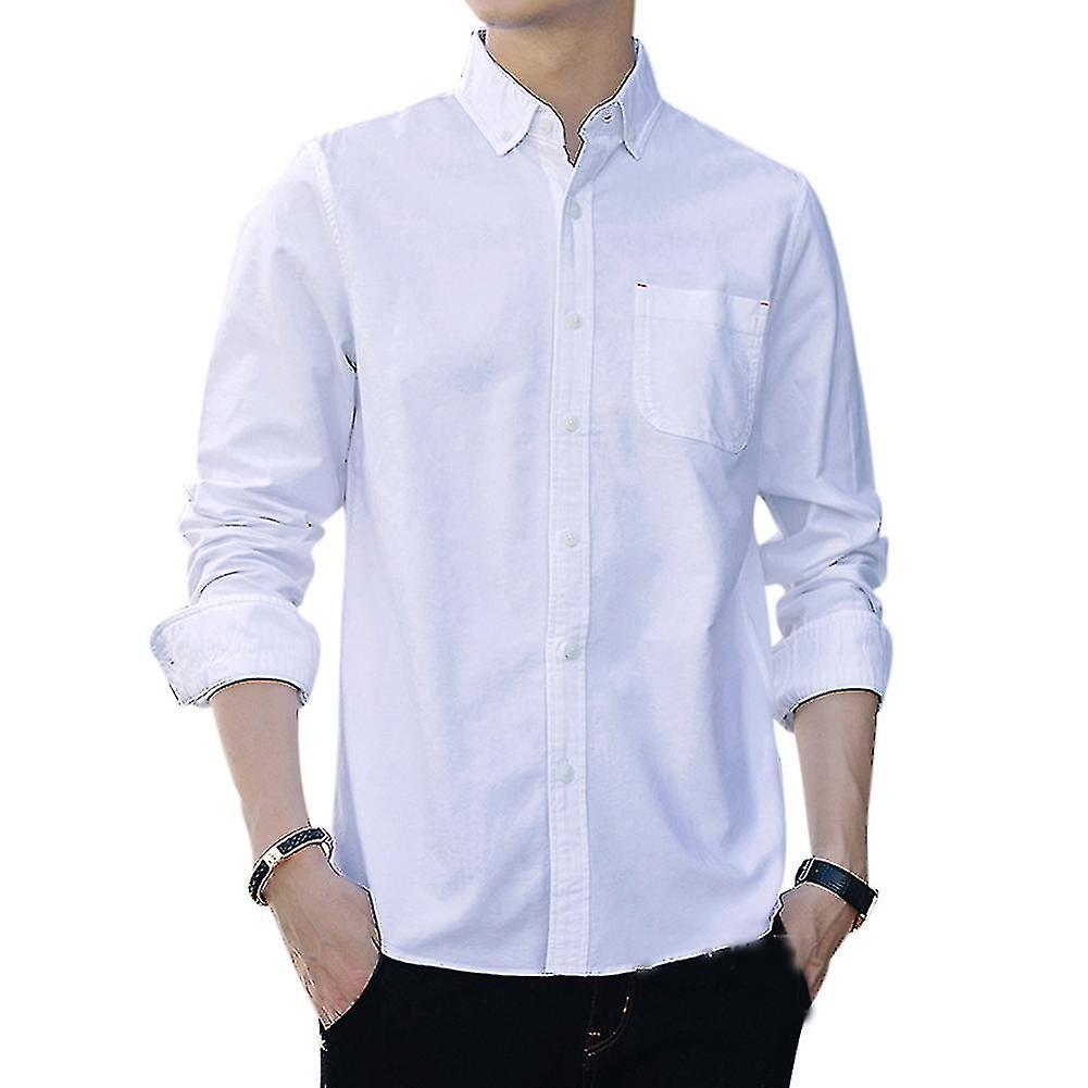 Herren Casual Einfarbiges Langarmshirt
