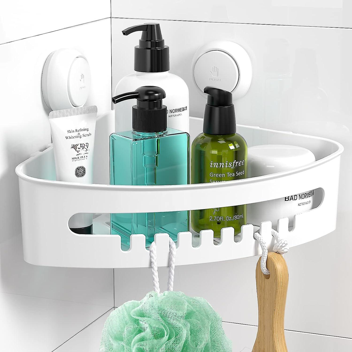 Corner Shower Shelf Without Hole Suction Cup Shelf