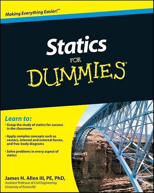 Statics For Dummies - James H. Allen - Paperback - English Book - Mechanical engineering