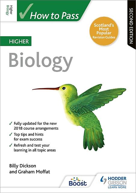 How To Pass Higher Biology Second Edition by Graham Moffat Paperback Book