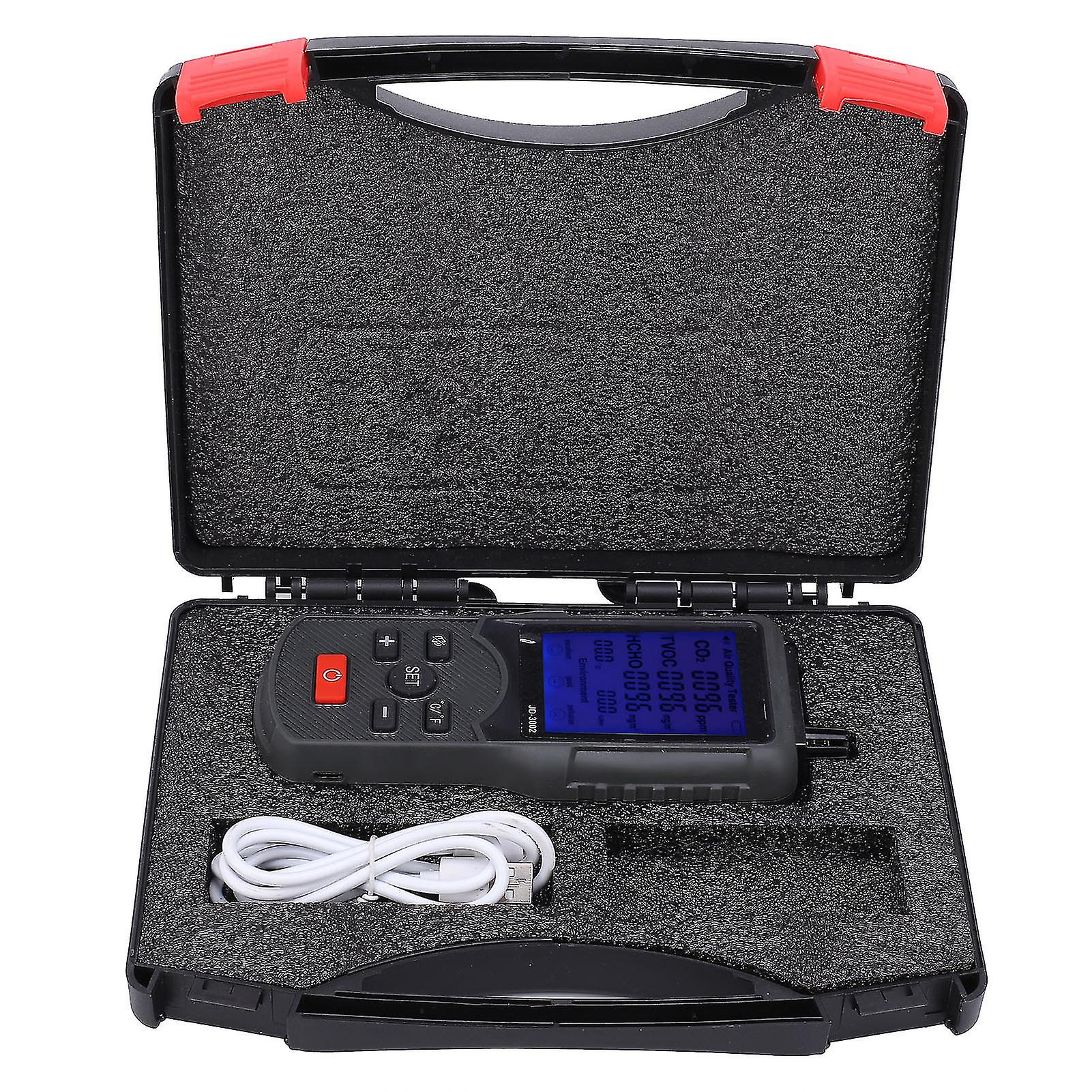 Air Quality Monitor Co2 Tvoc Temperature Humidity Detector Industrial Testing Equipment Jd-3002