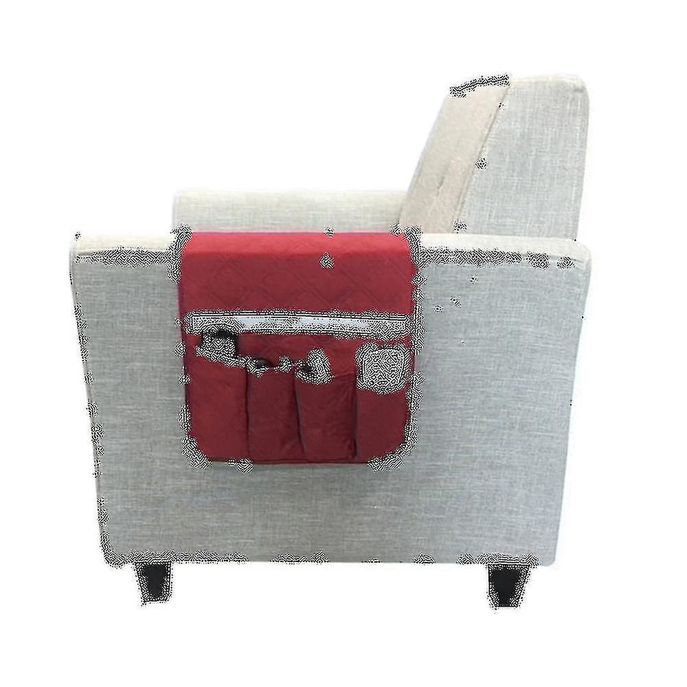 5 Pockets Sofa Arm Rest Tv Remote Control Tidy Organizer Holder Chair Couch Bag