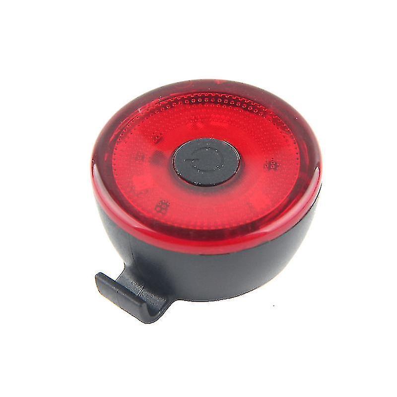 Betterlifefg-bicycle Tail Light Round Tail Light, Bicycle Warning Light, Red, 47*40*22mm