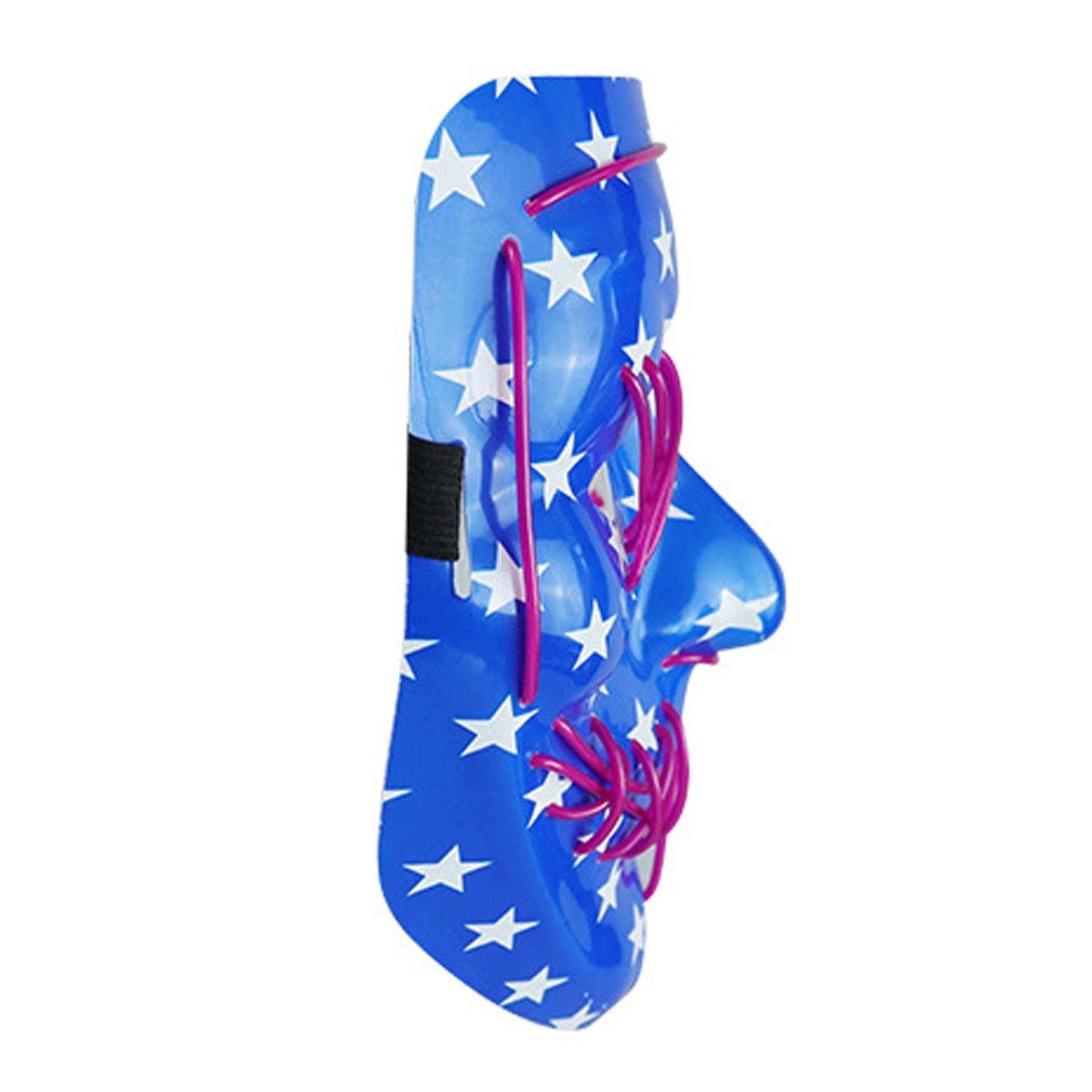 20x17cmブルーライトアップハロウィンマスク-パーティーコスプレアクセサリー