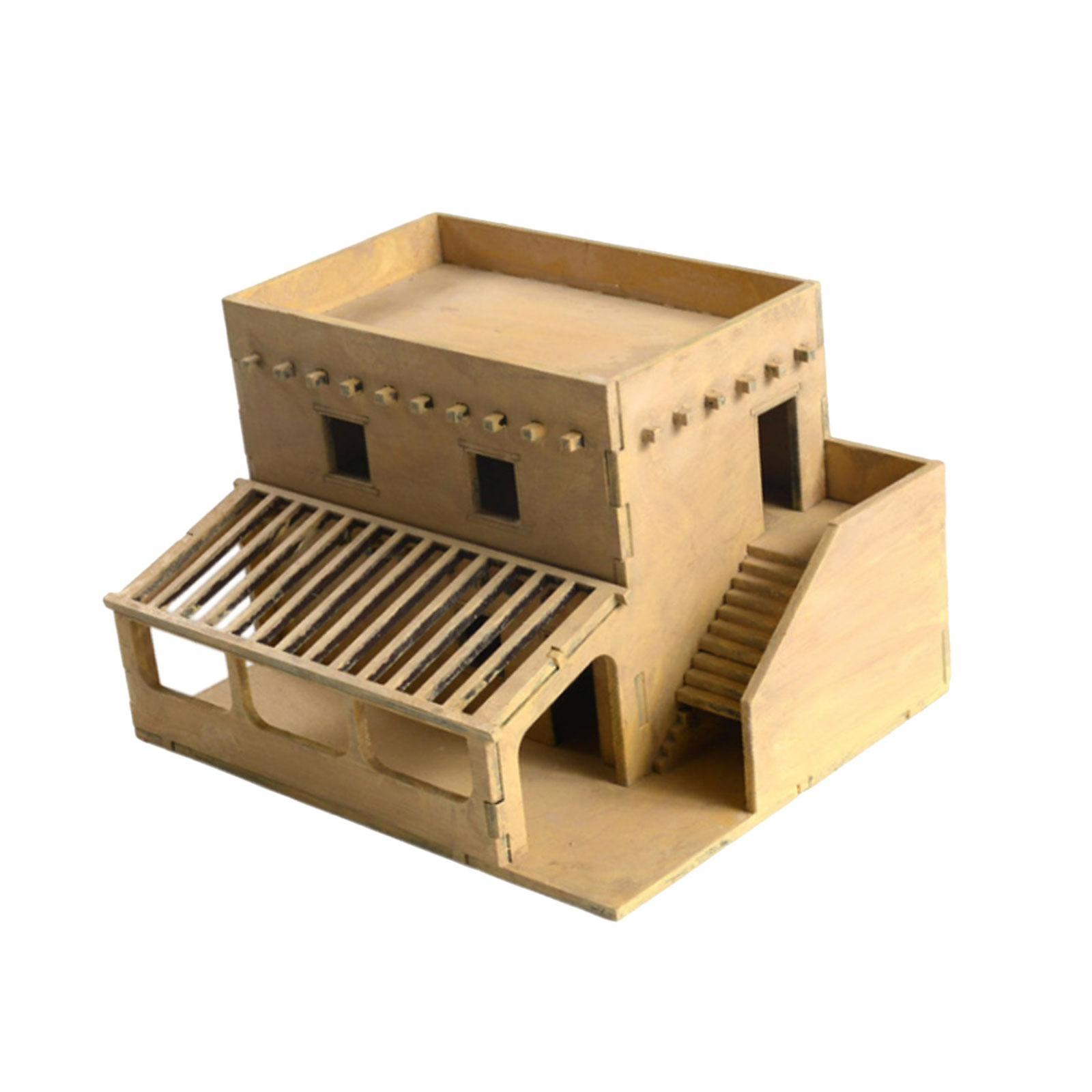 1:72 échelle architecture bâtiment maquettes pour table de sable diorama accessoire style a