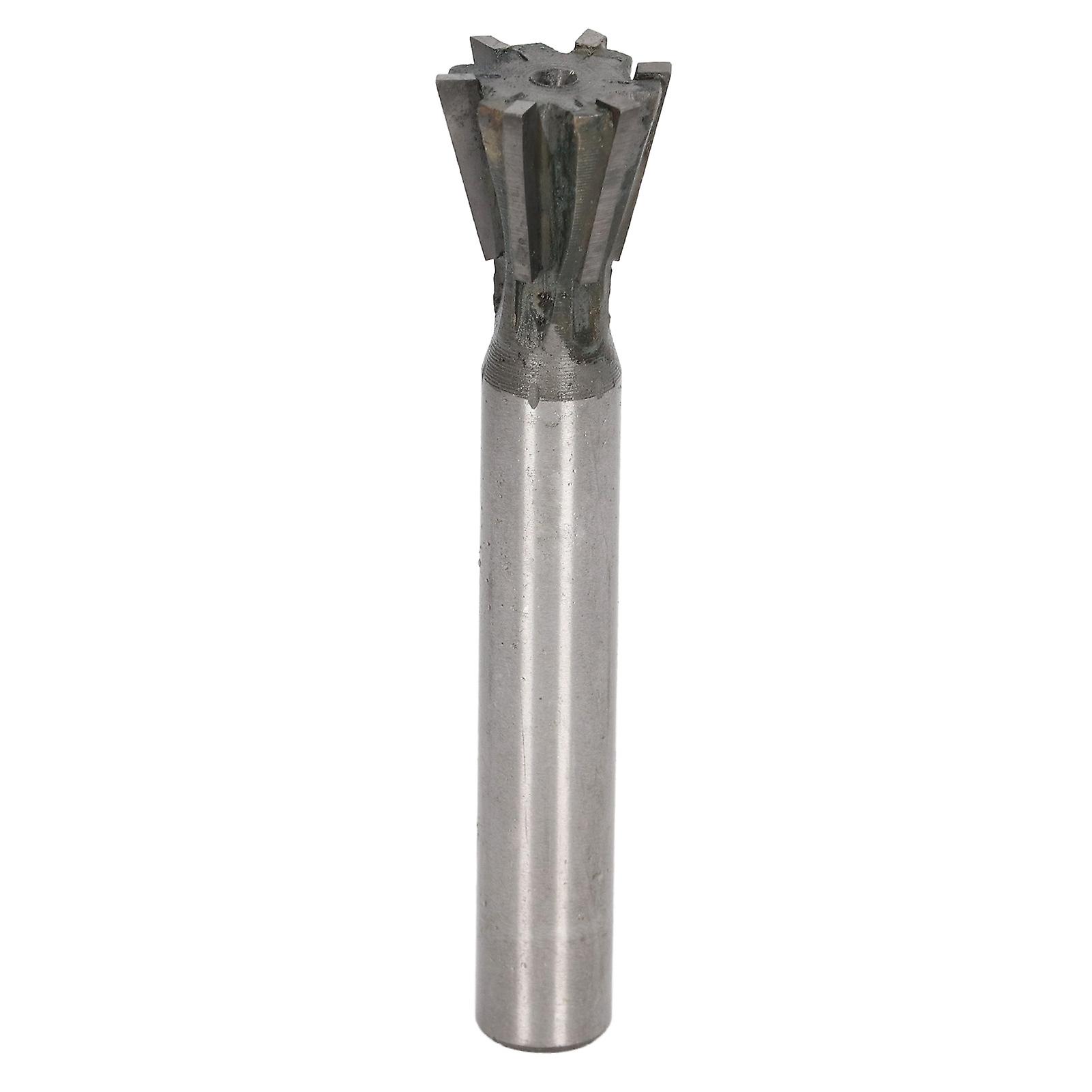 Milling Cutter Dovetail Cutter with General Straight Shank Alloy 6 Flutes Dovetail Cutter Cutting Tools for Non-ferrous Metal Material