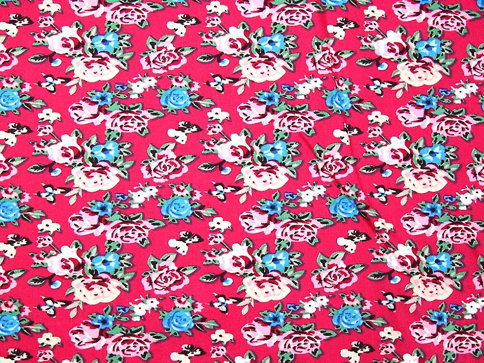 Minerva 100% Cotton Poplin Fabric Pink - per metre