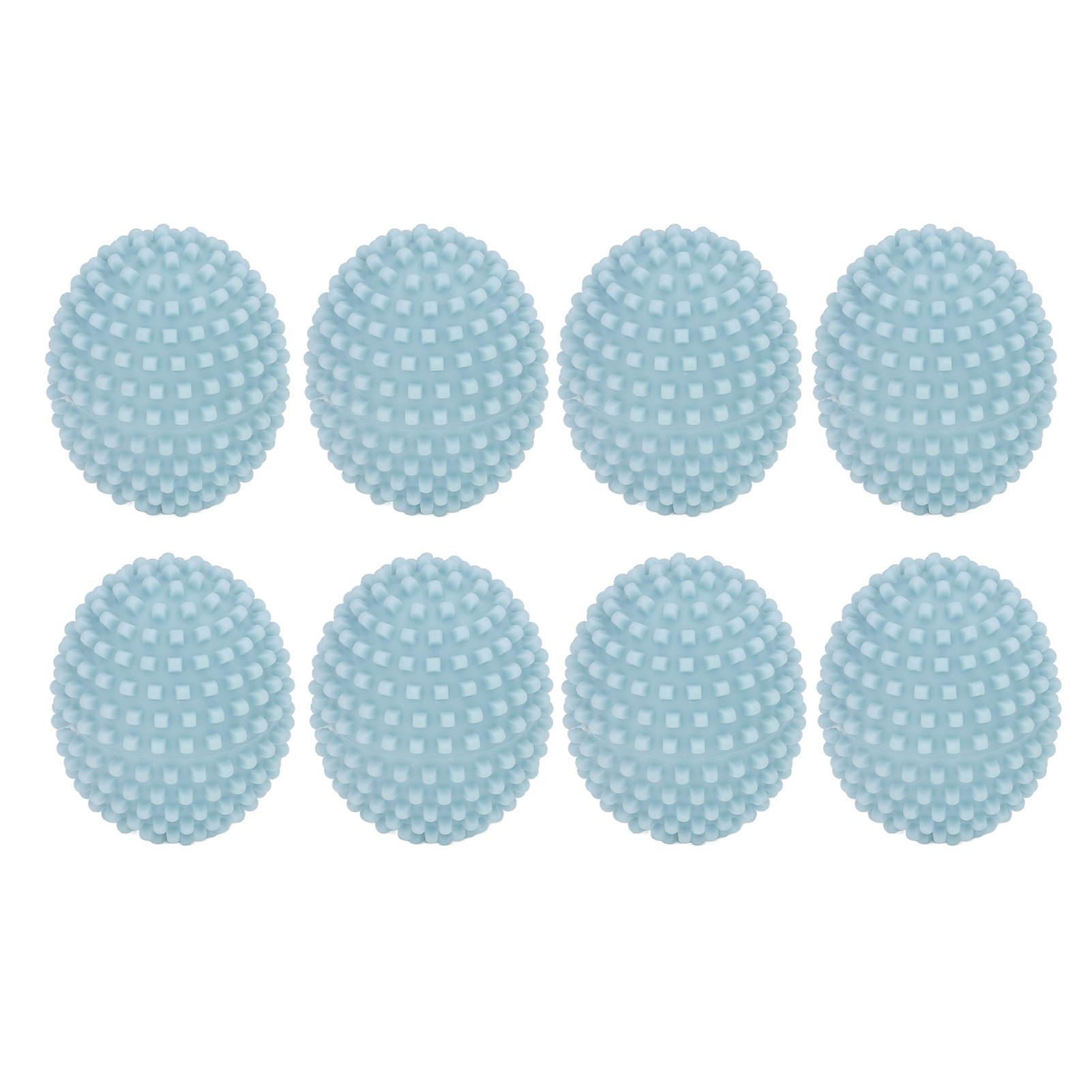 8-Pack PVC Hedgehog Laundry Balls - Soften Fabrics & Speed Up Drying