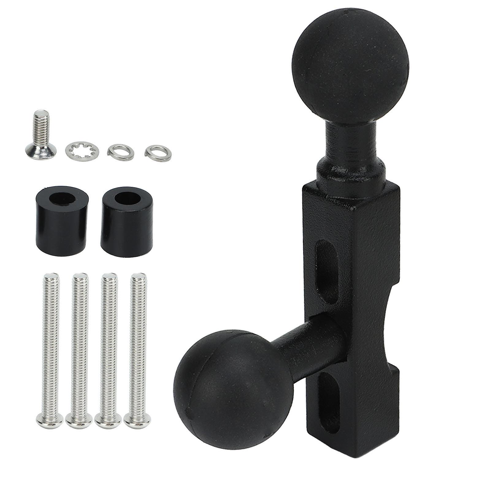 1in Motorcycle Double Ball Bracket Multifunction Ball Mount Base for Gold Wing CB 190R
