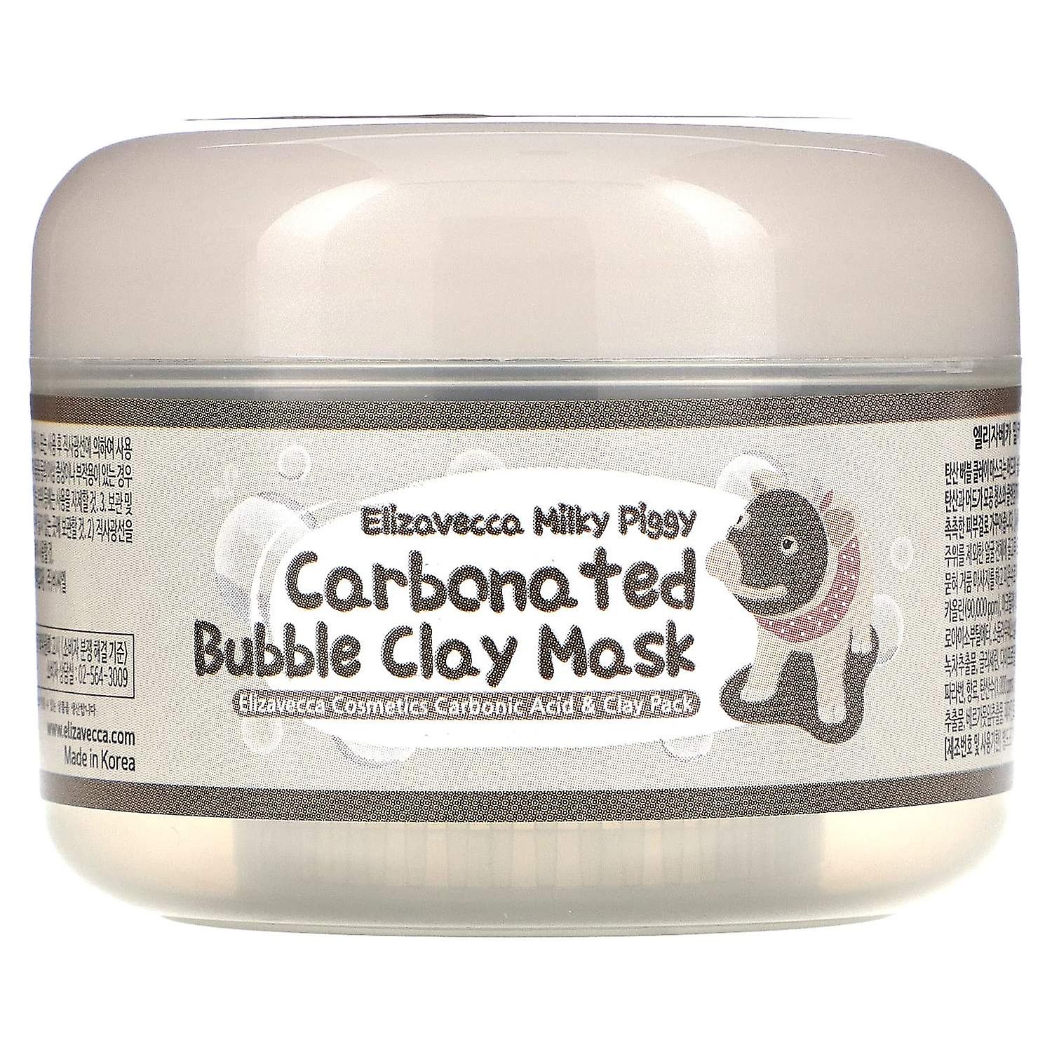 Elizavecca, Milky Piggy, Carbonated Bubble Clay Mask, 3.53 oz (100 g)