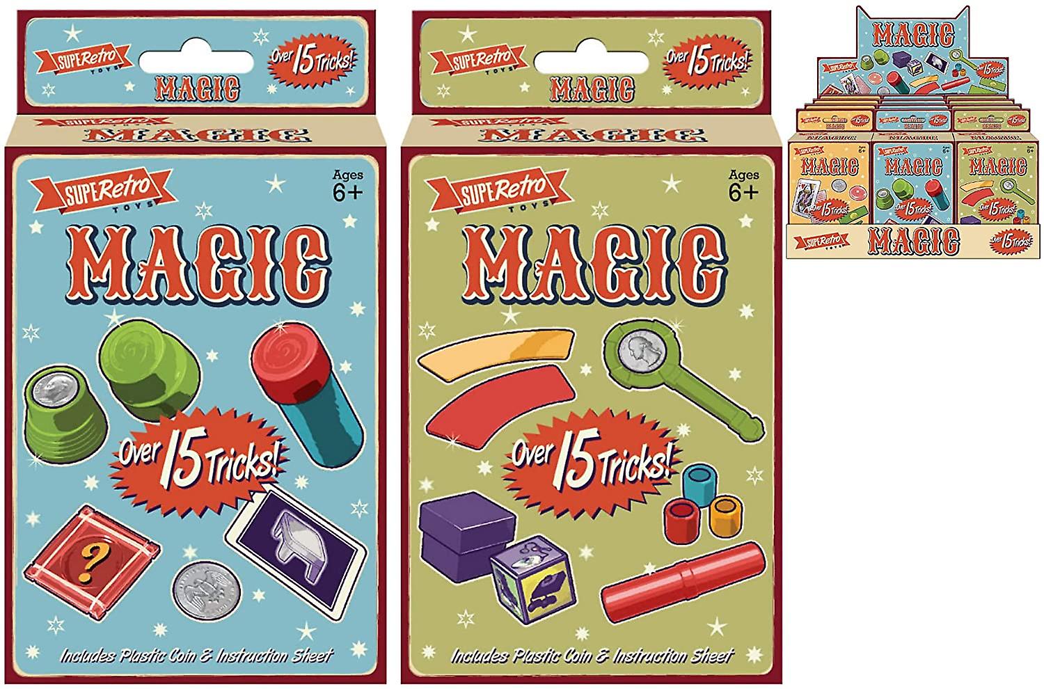 SuperRetro 15 Magic Tricks Set (Unul furnizat)