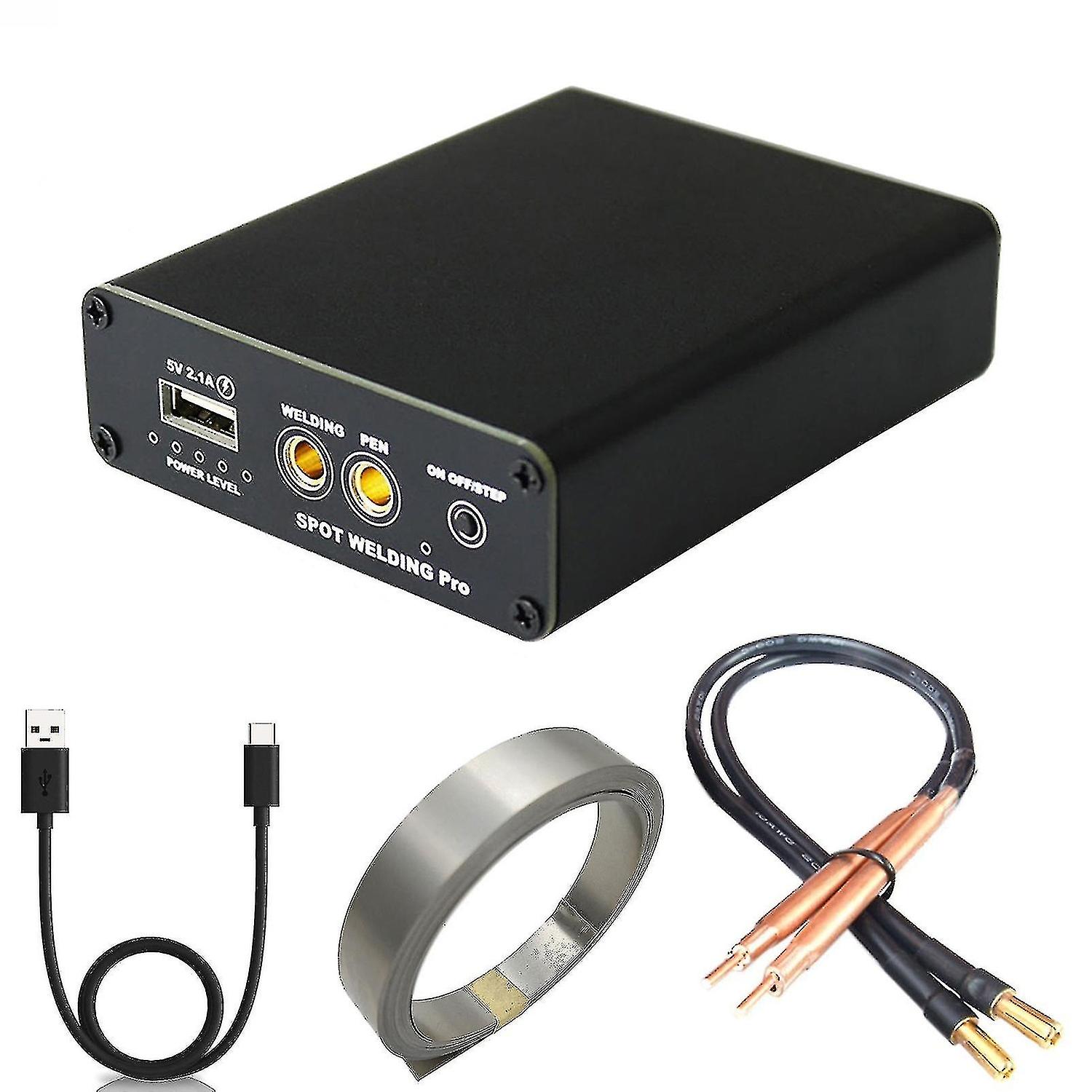 Diy Mini Spot Welder 5 Gears Adjustable Portable Handheld Spot Welding Machine Fast Charge Lithium-y