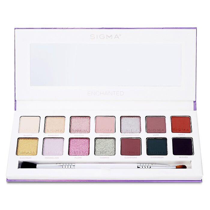 Sigma Beauty Enchanted Eyeshadow Palette (14x Eyeshadow + 1x Dual Ended Brush) 19.32g/0.68oz