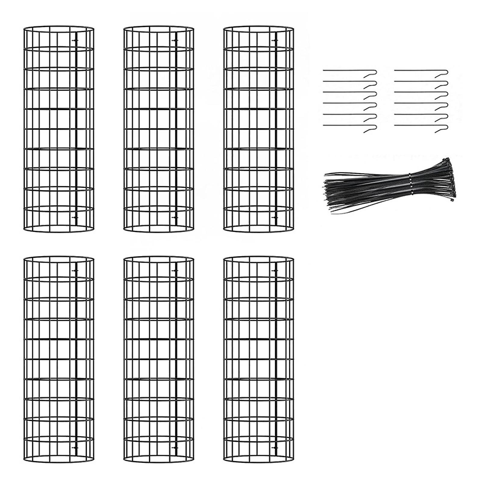 6 Pieces Tree Trunk Protector from Deer Damaged Bark Protector Multipurpose Accessory with Zip Ties Tree Sapling Protection