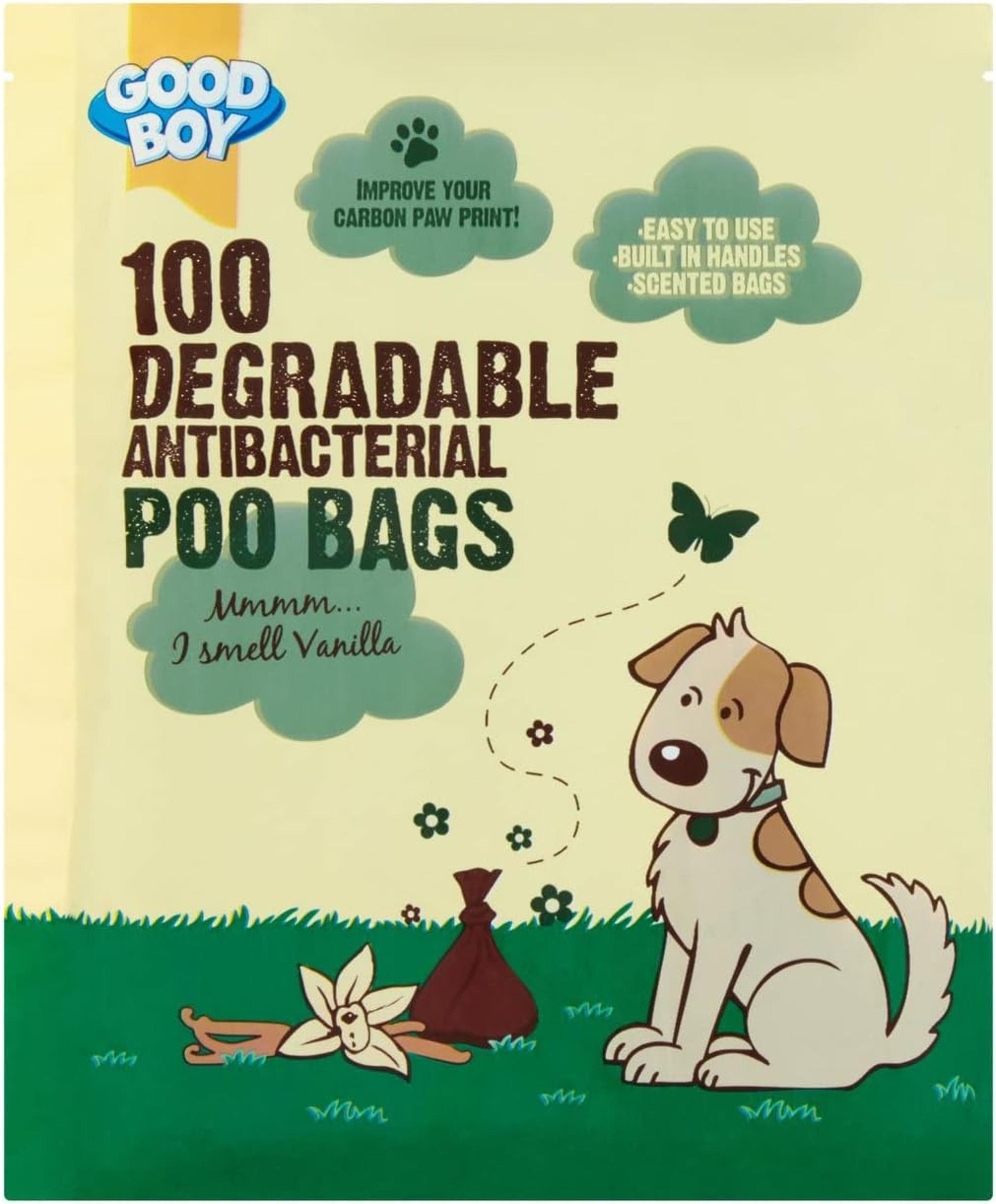 Good Boy Anti Bacterial Poop Bags 34 x 100s