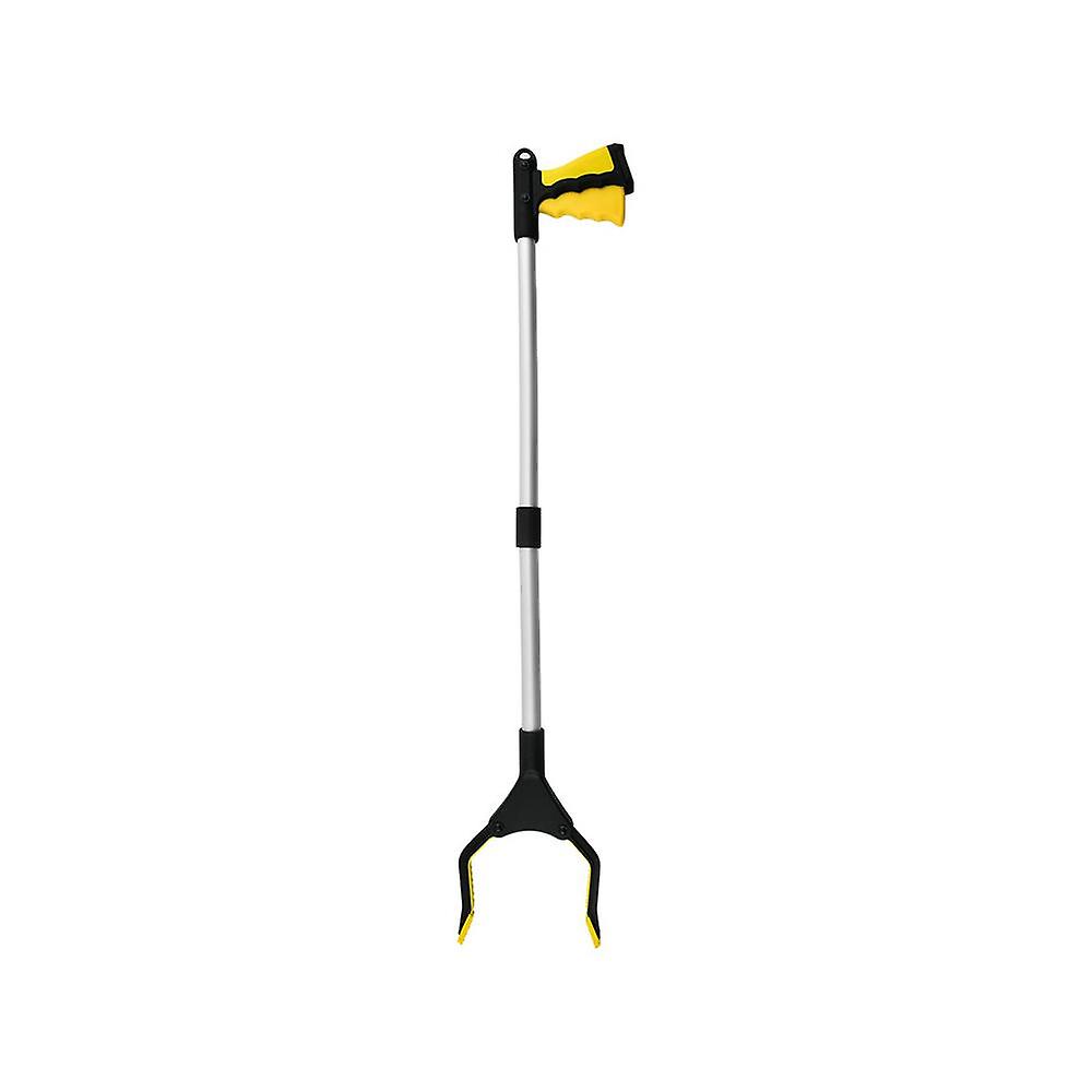 Folding Reacher Grabber Plastic Handle Sanitary Picker with Magnetic Attachment Trash Picker Assistive Grabber for Disabled Handy Cleaning Tool