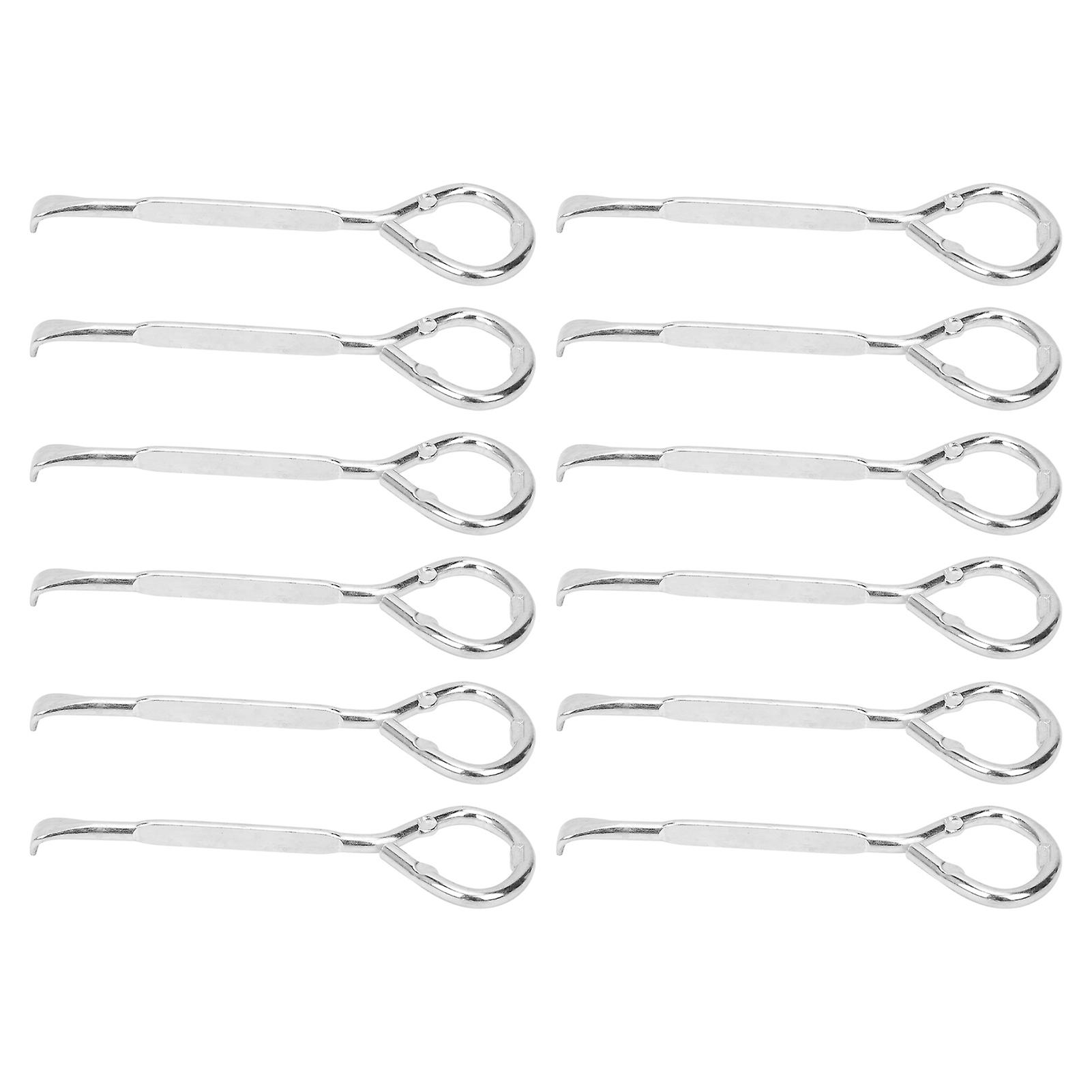 Apriscatole in acciaio M10 da 12 pezzi, apriscatole multifunzionale per secchi di vernice e apribottiglie