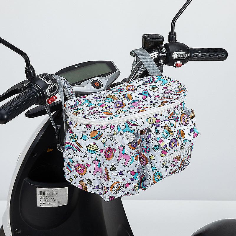 Electric Bicycle Riding Pannier Bag Raincoat Storage Motorcycle Hanging Bag Bicycle Basket