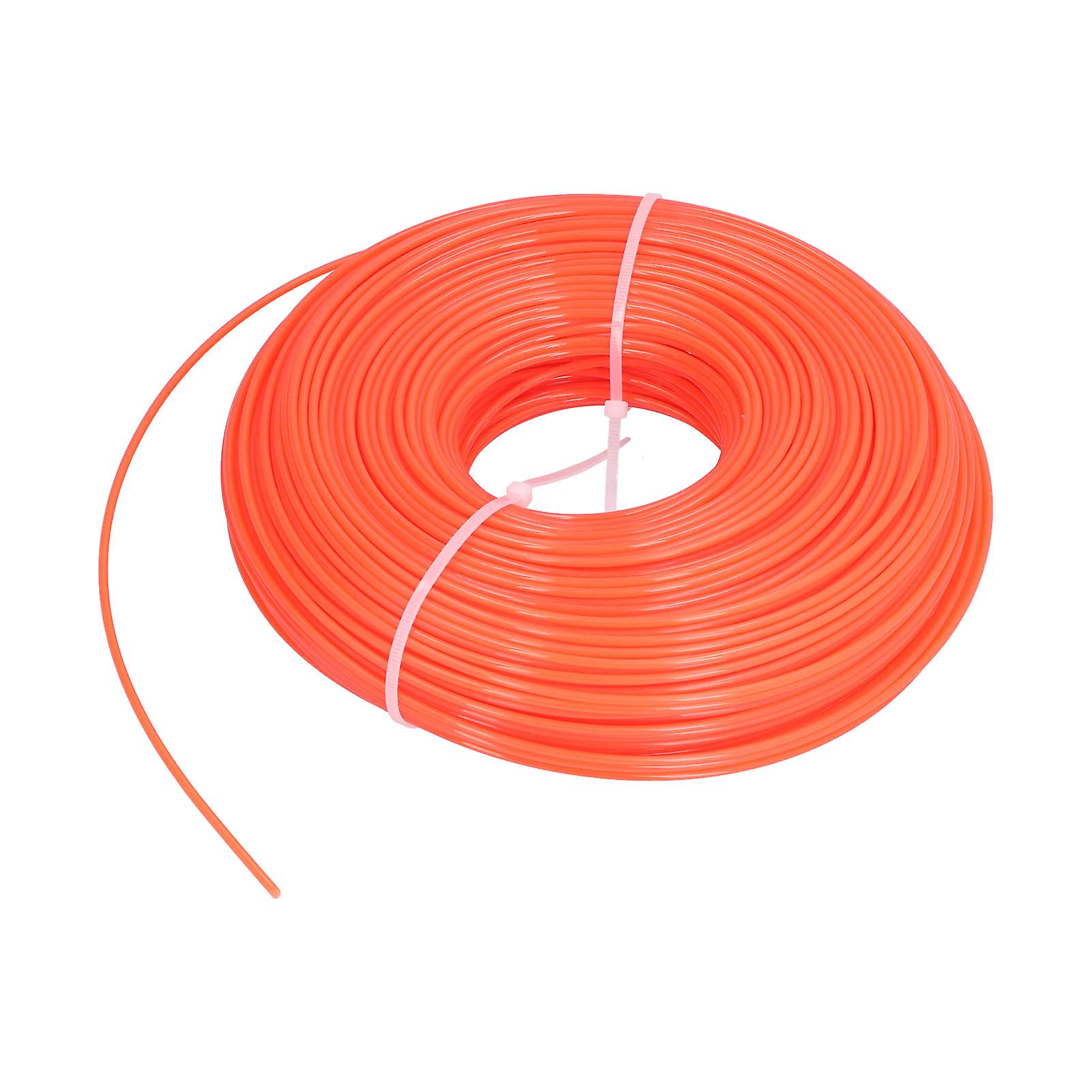 120m Trimmer Cord 2.4mm Nylon Round Grass Trimmer Line Replacement Part for Lawn Garden