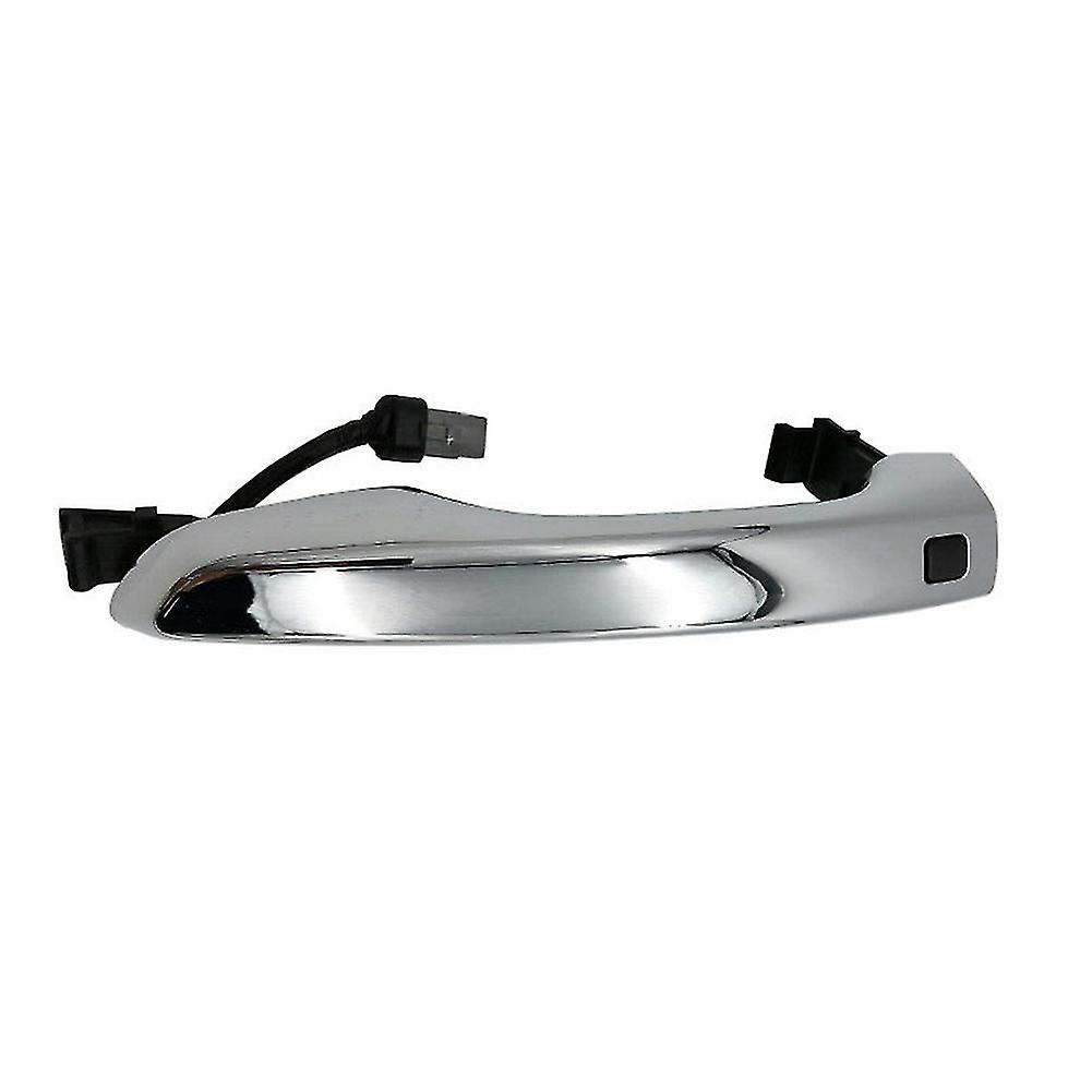 Front Right Passenger Side Outside Exterior Door Handle Keyless Entry with Button for AD 2017-2020