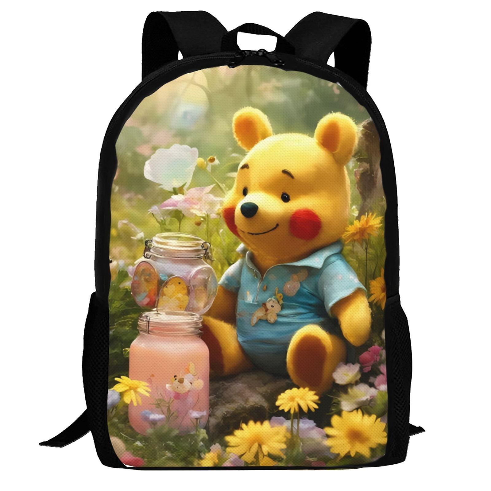 Winnie The Pooh Backpack,Laptop Backpack Lightweight Casual DaypackMulti-Function Travel Backpack