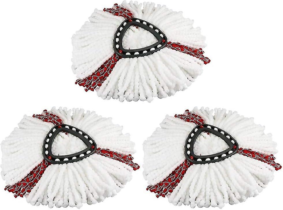 3 Pack Mop Head 2 in 1 Microfiber Mop Head for Vileda Turbo Easy to Wring and Clean