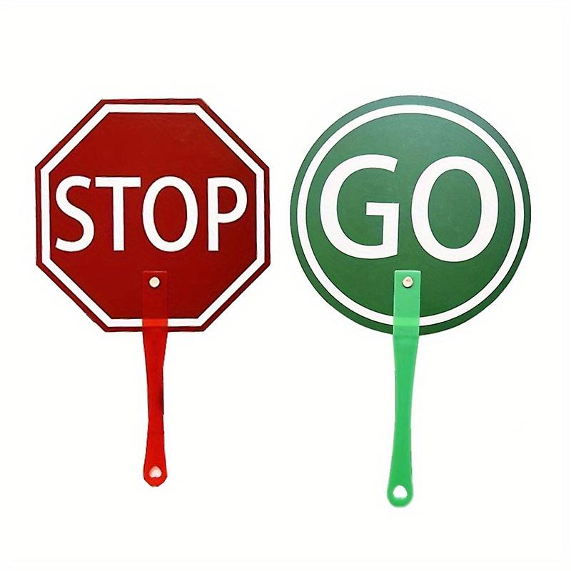 英语课堂的 2 件式 Go & Stop 手势卡 - 适合学生和教师的有趣教具