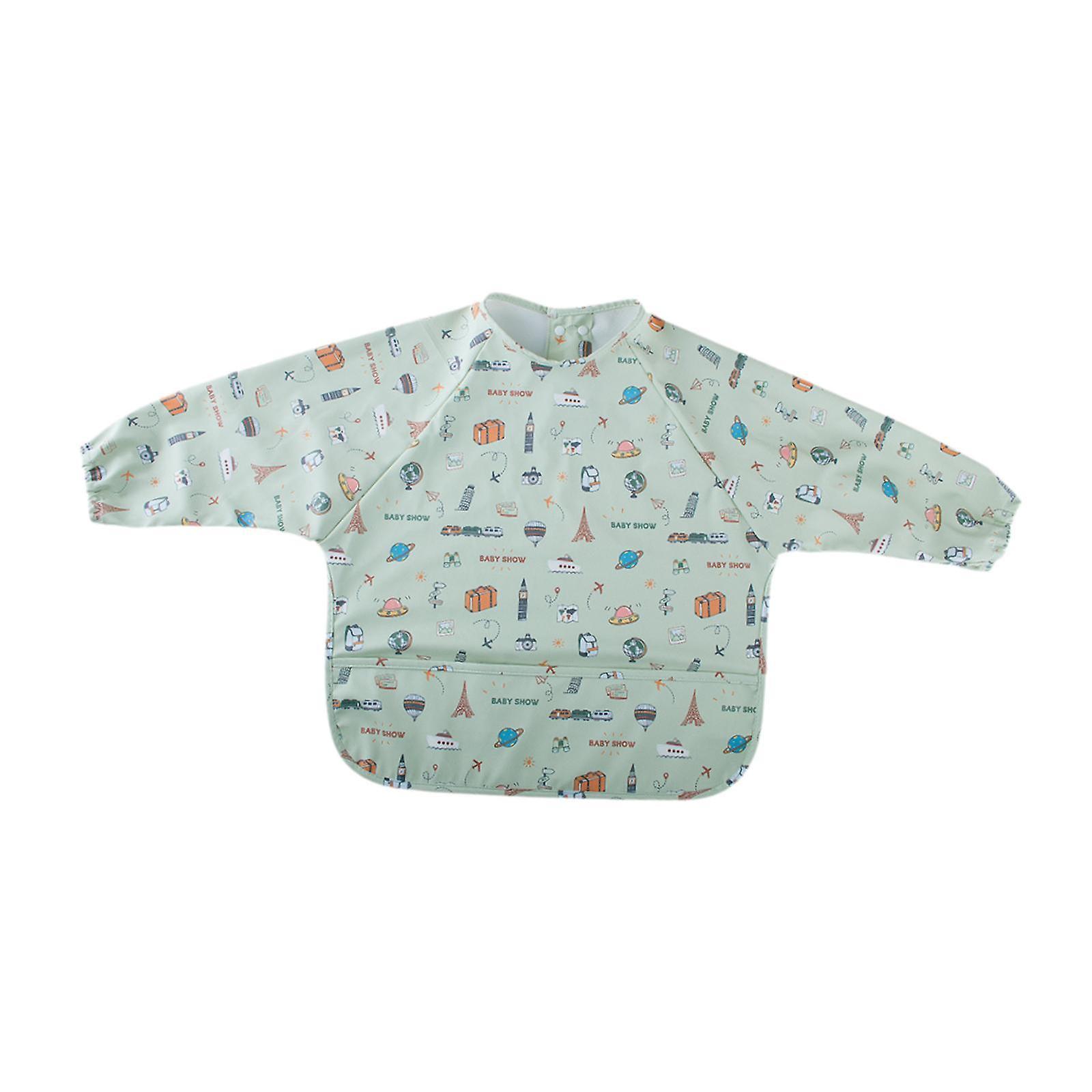 ילדים מעושנים קל לניקוי סינר ציור תינוקות נייד לתינוק מזיל ריר לילדים סגנון A