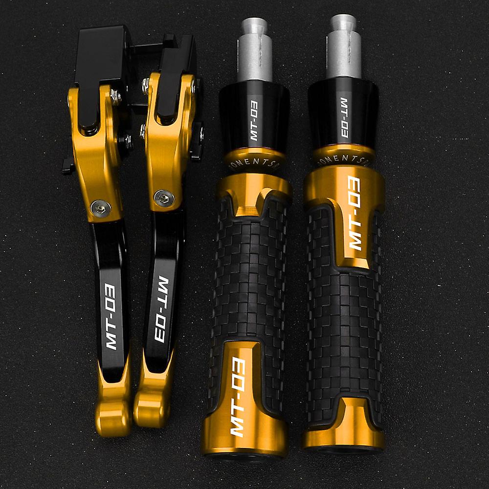 For Yamaha Mt-03 Mt 03 Mt03 2023 2022 2021 2020 2019 2018 2017 2016 2015 Adjustable Brake Clutch Levers & Handle Handlebar Grips