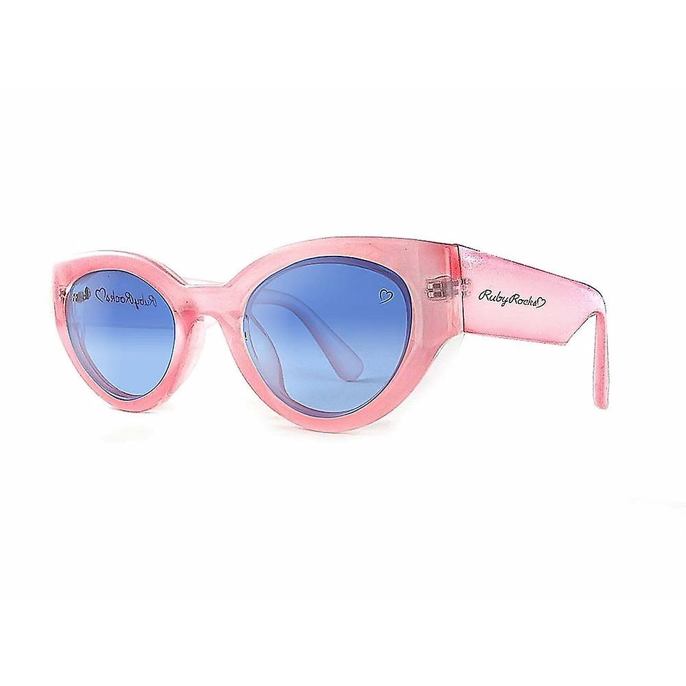 Ruby Rocks Chunky Zante Cateye Sunglasses In Pink