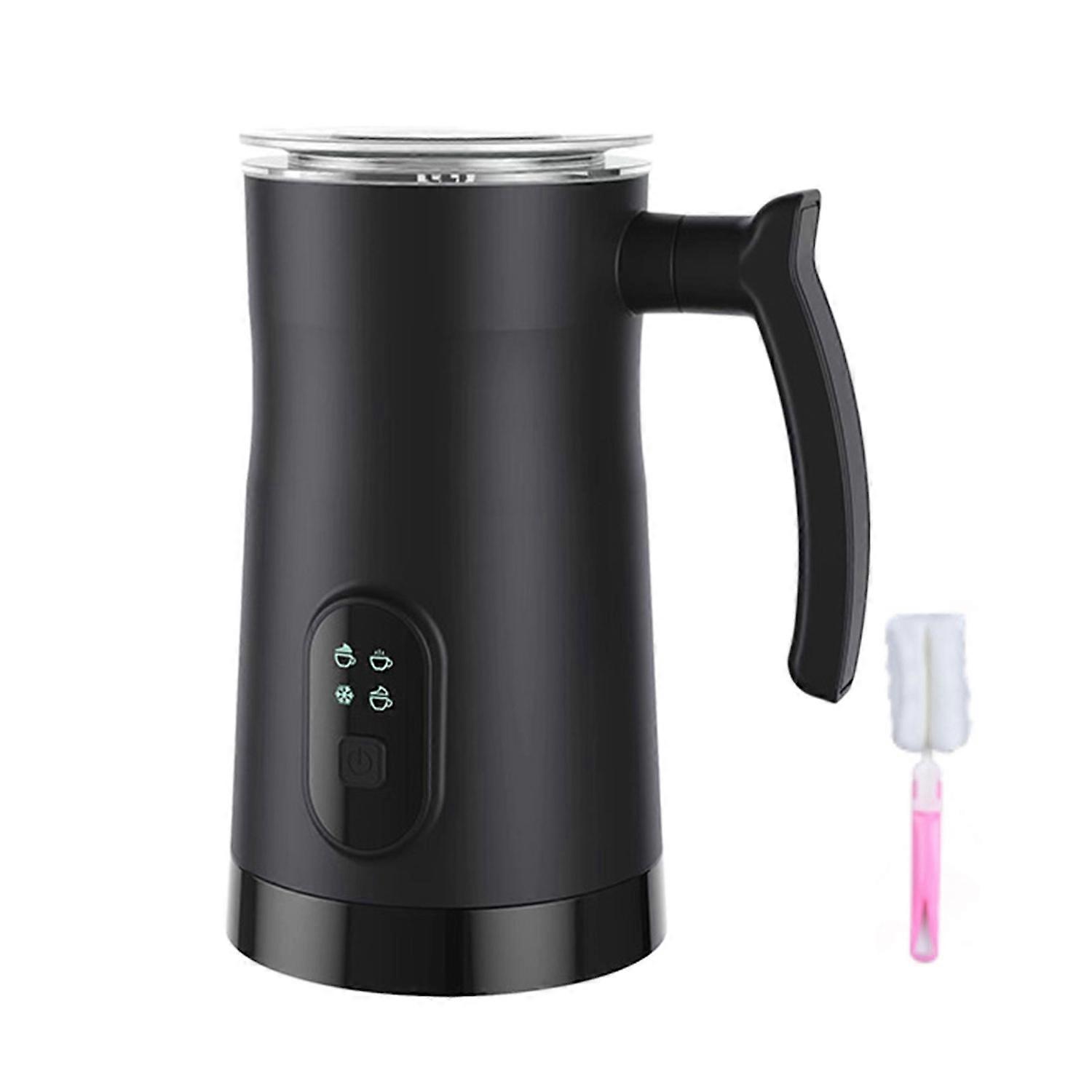 Electric Milk Frother with Non-Stick Coating Large Capacity Low Noise Dishwasher Safe UK Plug