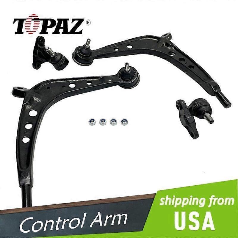 4Pcs Front Lower Control Arm & Joint Set compatible with E46 325xi 330xi AWD NO.0662