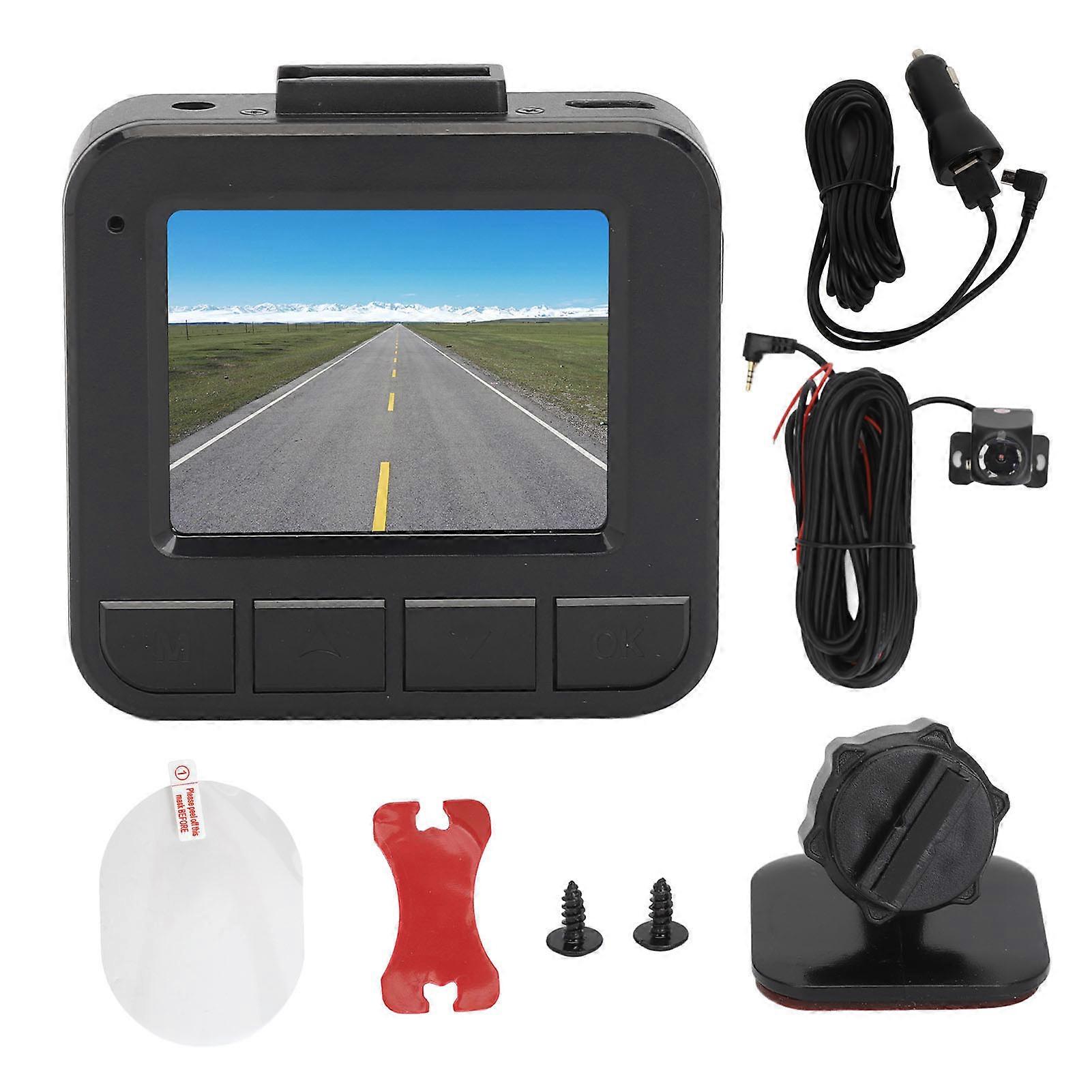 Dash Cam for Car 1080P Front and Rear Dual Camera WiFi Loop Recording Dashboard Camera Recorder with 2 Inch LCD Screen for Driving Parking NO.5945