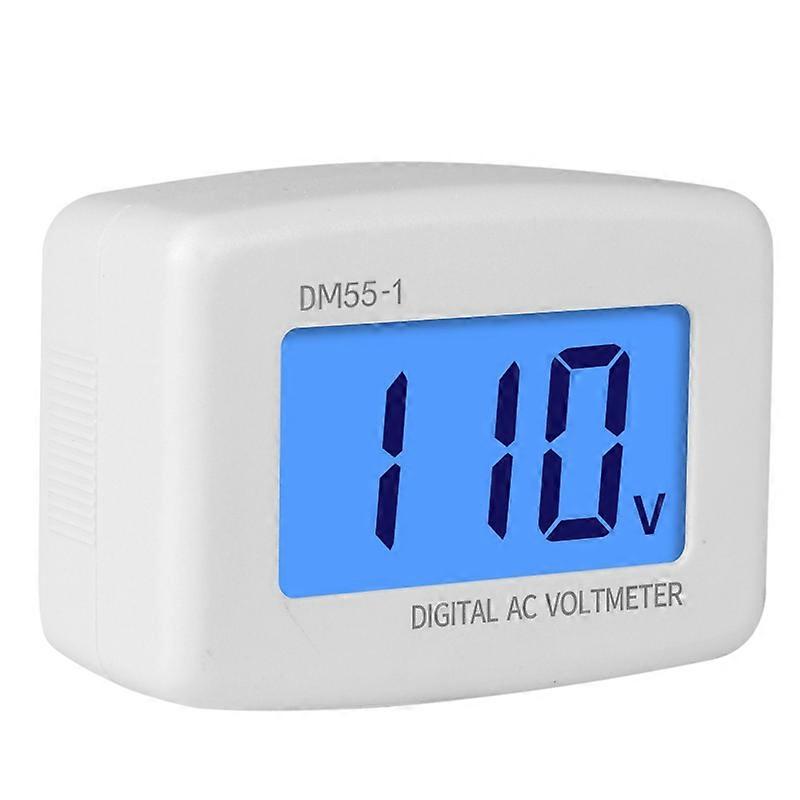 AC 80-300V Digital Voltmeter Volt Meter Socket Voltage Tester LCD Display Voltage Meter 110V DM55-