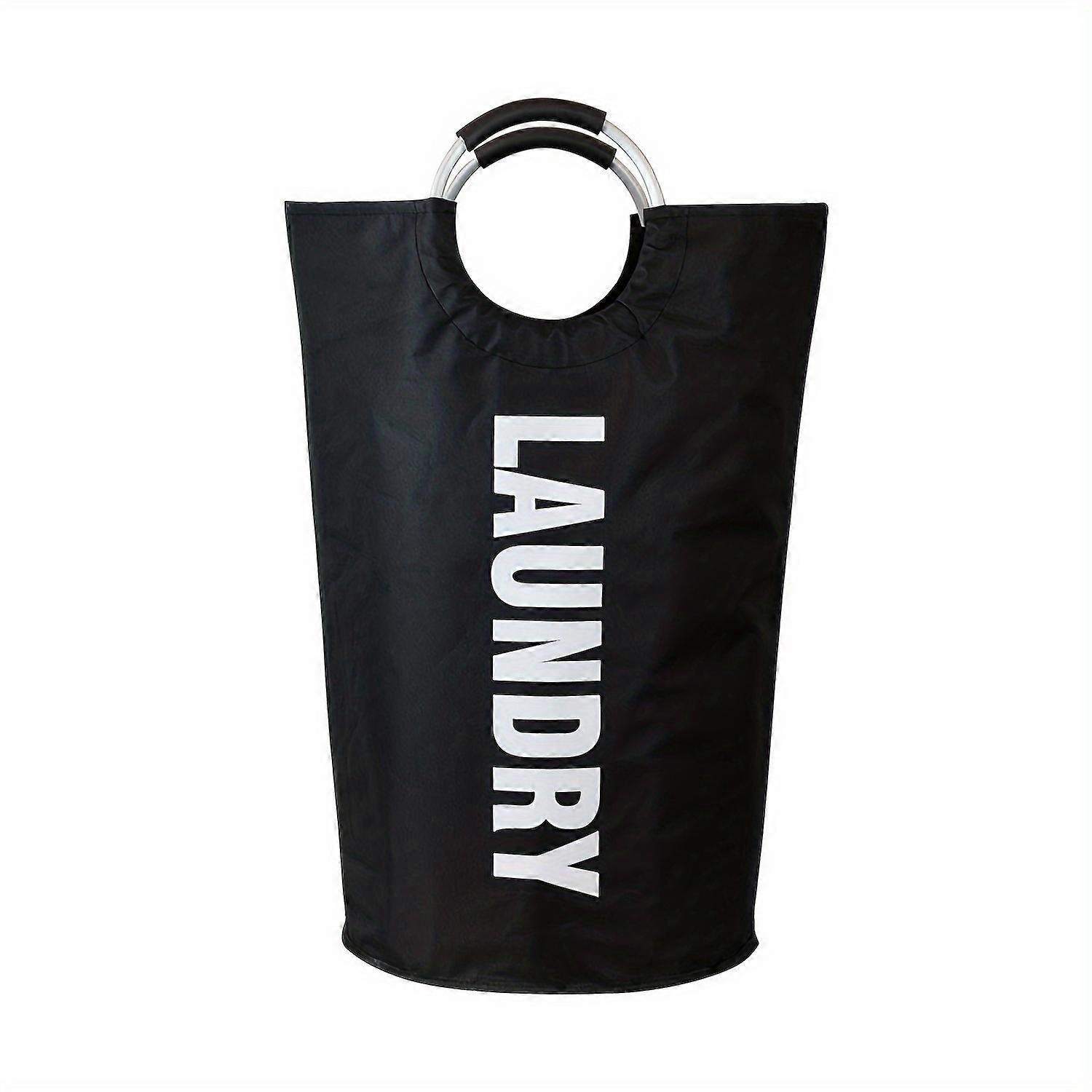 Extra Large Collapsible Laundry Basket - Ultra-Space Saving Freestanding Tall Clothes Hamper with Durable Wash Bag, Perfect for Home, Dorm & Travel -