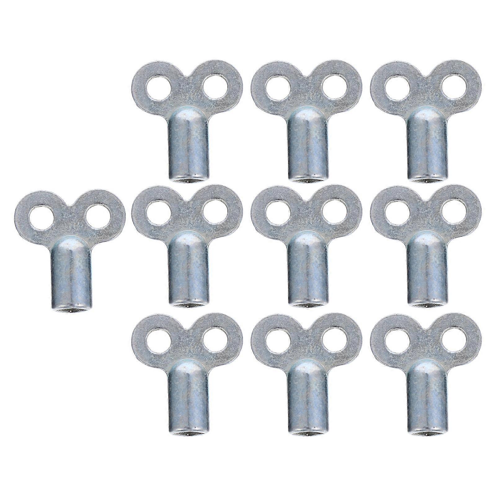 10 Pcs Square Socket Radiator Keys Plumbing Bleeding Key Air Plumbing Tool