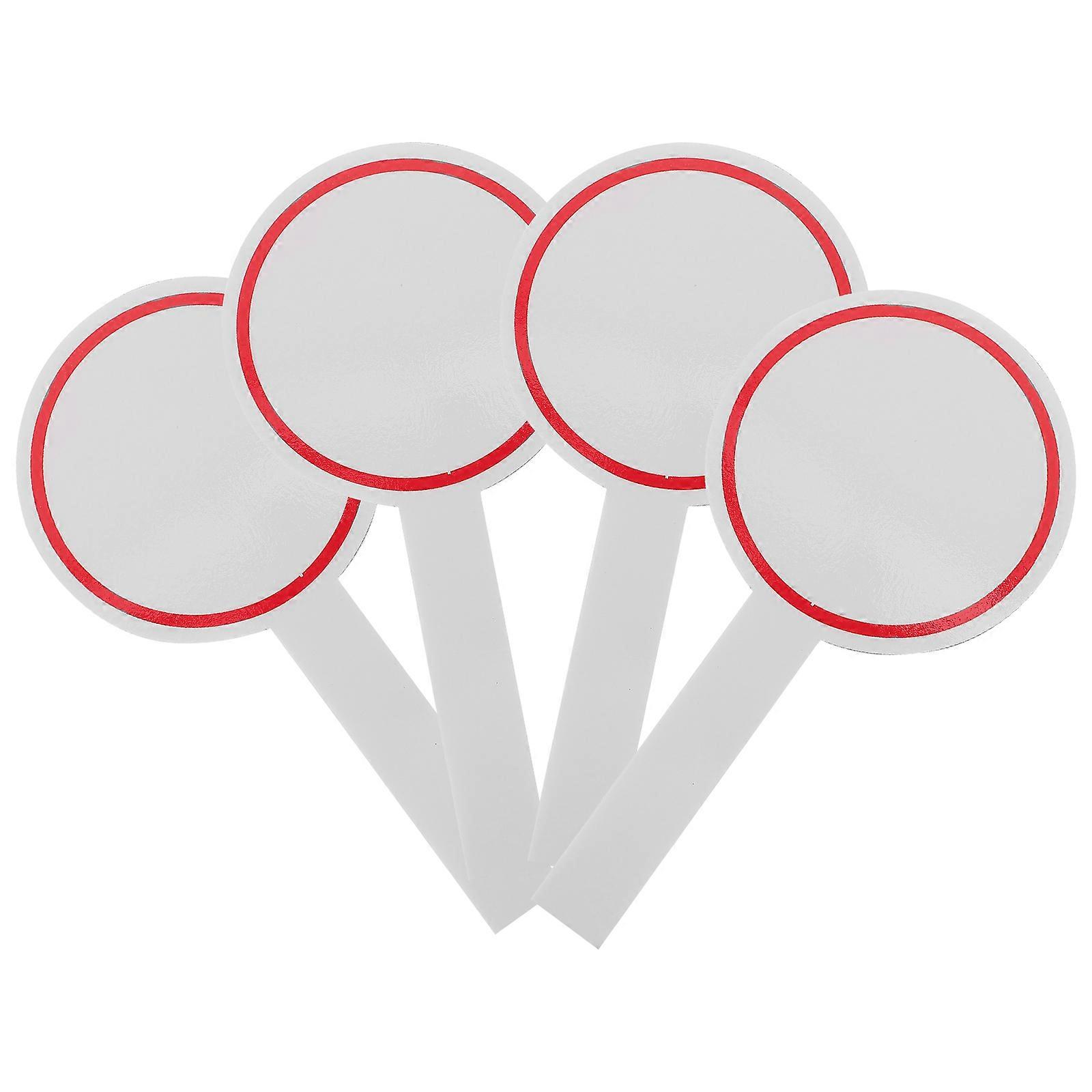 4 Pcs Juges Inscriptible Tableau De Bord Blanc Tableau De Bord Vote Écriture Tableau De Bord Mousse Tableau De Bord