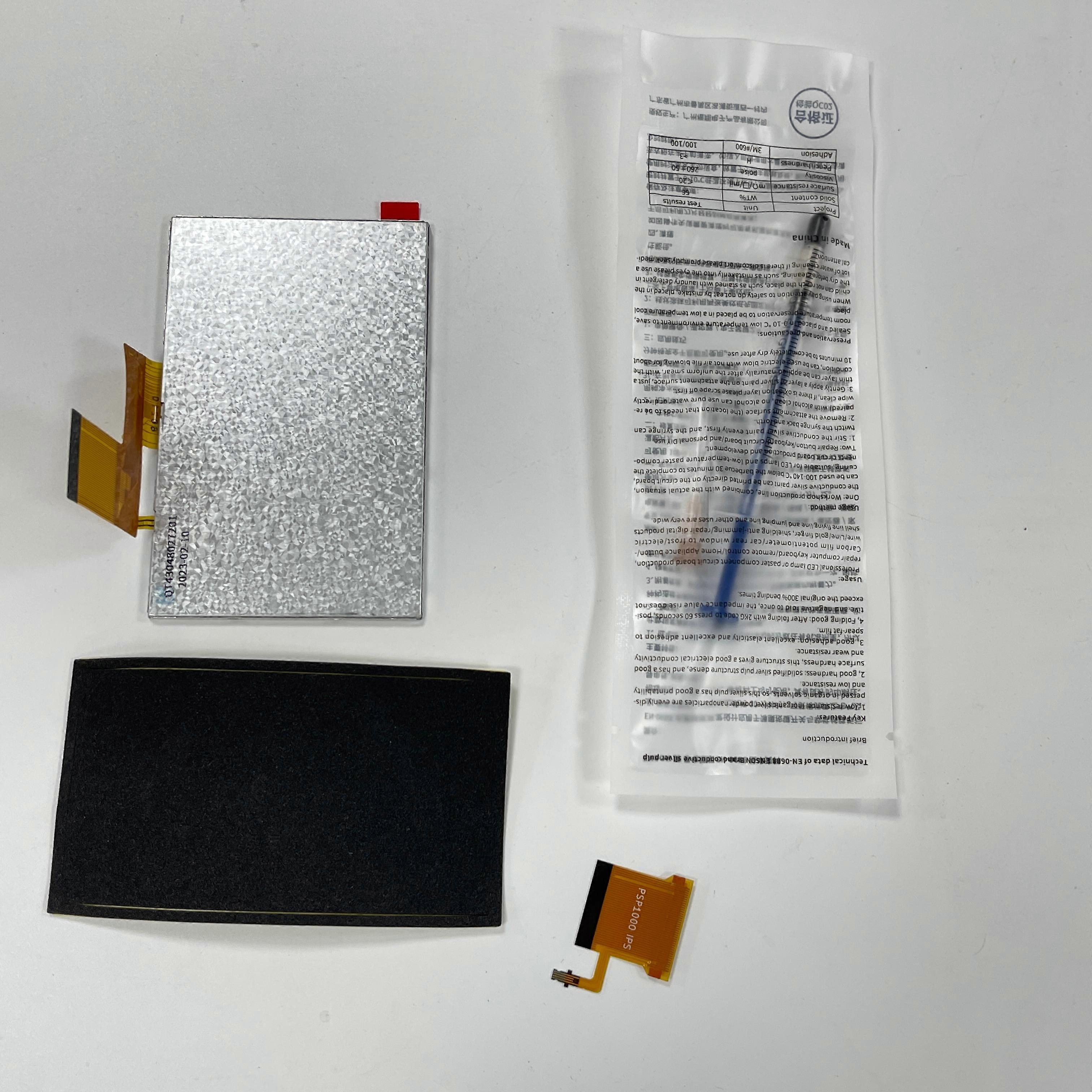 Ips Lcd Screen For Psp 1000 Game Console, Ips Screen Display, Highlight, 500/1000 Brightness, 4.3 Inch Screen