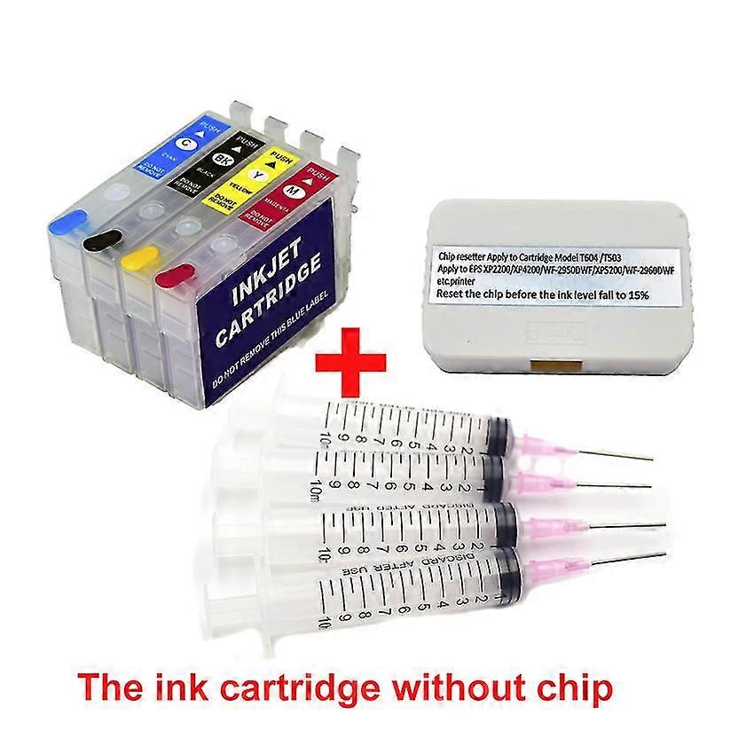 hg 503 503xl Refillable Ink Cartridge Without Chip And Chip Resetter For Epson XP-5200 XP-5205 WF-2960DWF WF-2965DWF Printers
