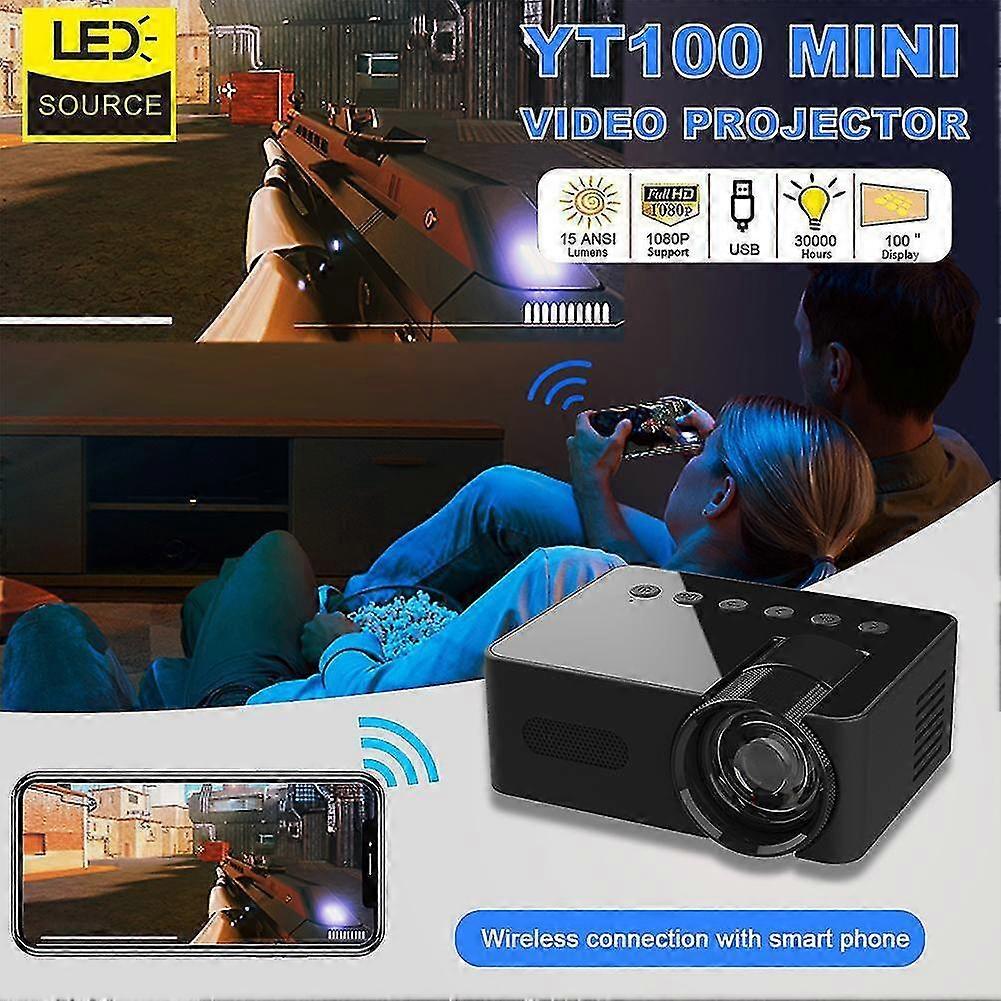 Wireless Mini Projector Mobile Video Wifi Smart Portable Home Theater