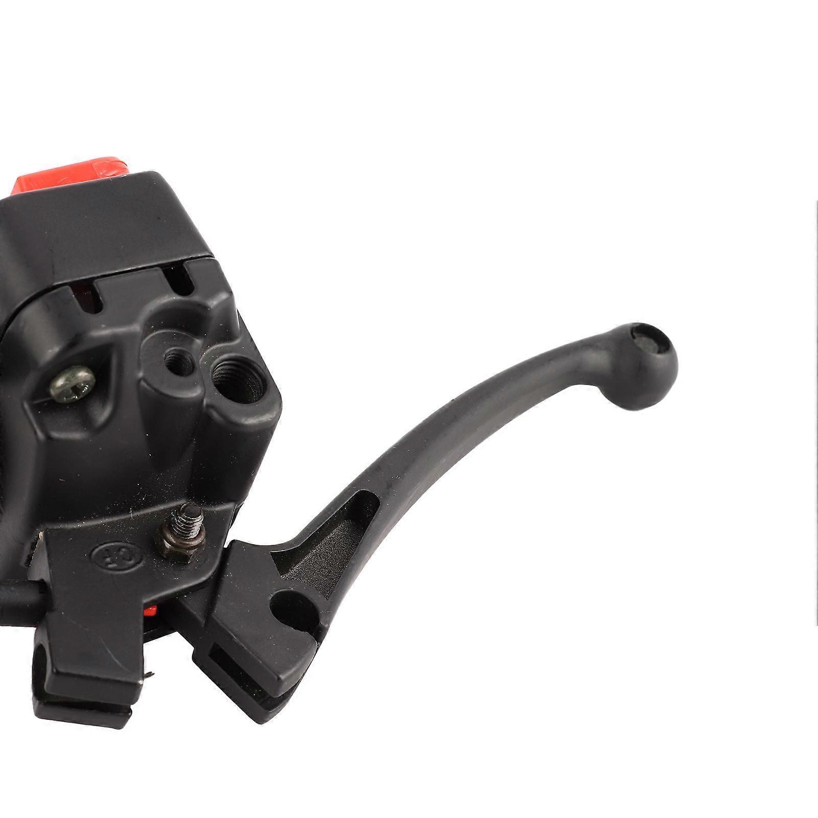 Pair Motorcycle Front Brake Assembly Caliper Master with Handlebar Switch Button Universal