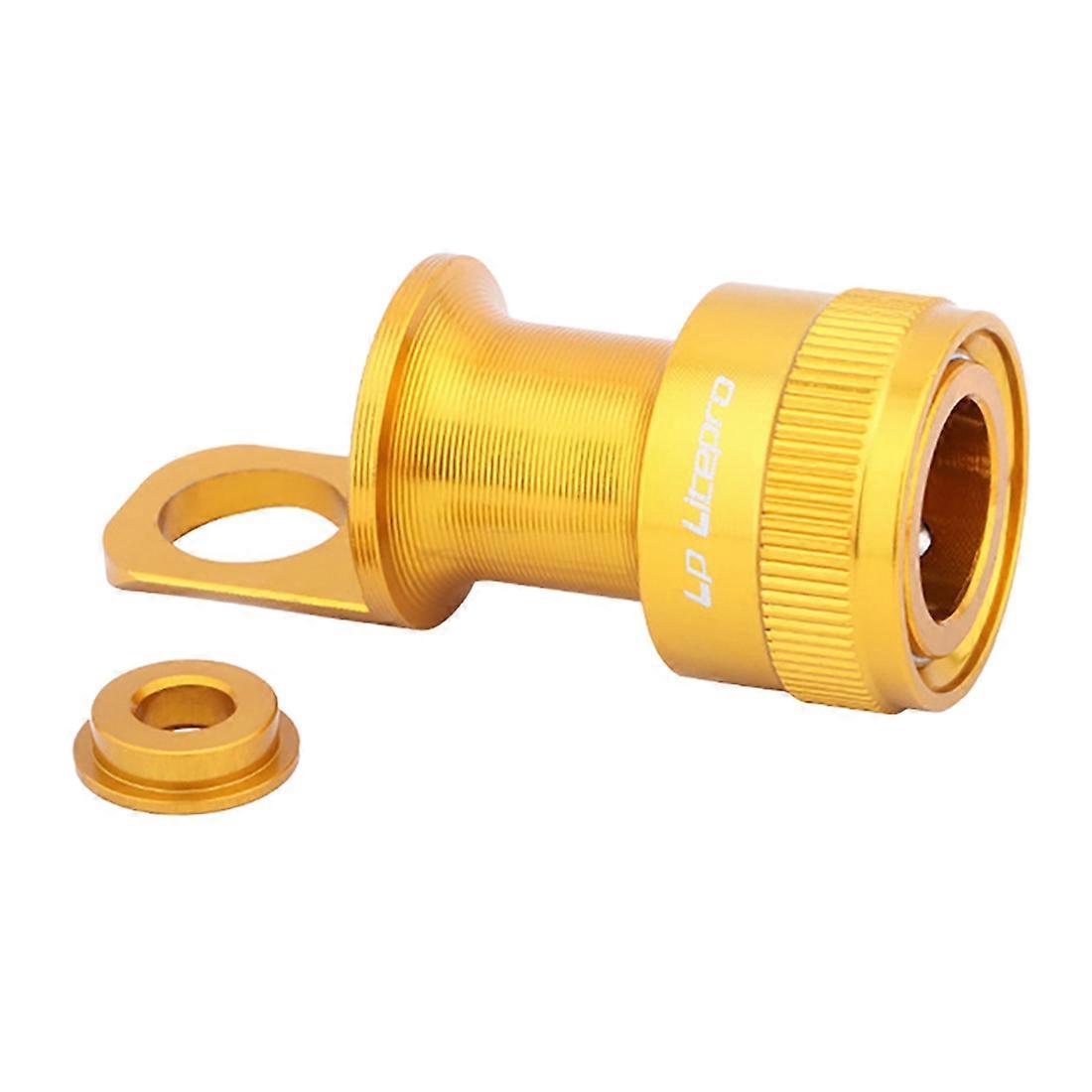 Pedal Quick Release Base for Quick Release Pedal Buckle Pedal Portable Frame Mounting Adapter,Gold